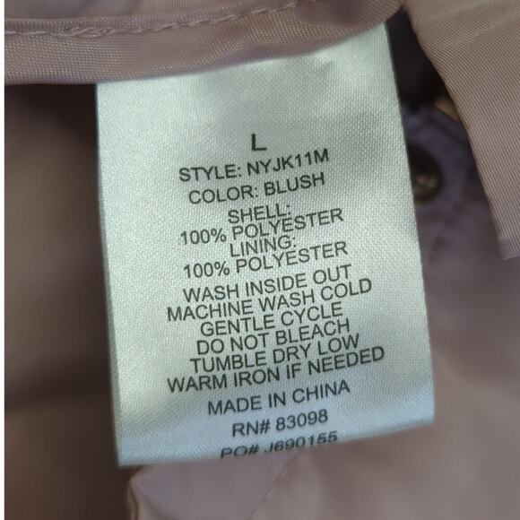 Cavalini Original Pink Hooded Rain Jacket Large - Picture 10 of 13